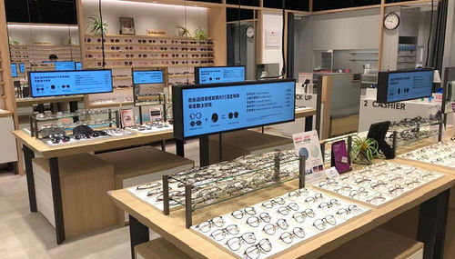 Nieuwste bedrijfsoplossingen over Jins glas vlaggenschip 29.5 inch Stretched Bar Display