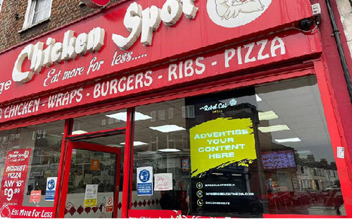 Nieuwste bedrijfsoplossingen over Chicken Spot High Brightness 55 inch LCD-vensterdisplay