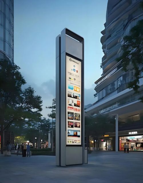 Nieuwste bedrijfsoplossingen over De digitale buitenborden geven duidelijk de informatie aan die u nodig heeft.