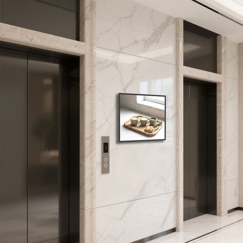 Nieuwste bedrijfsoplossingen over FIONEXX Vierkant LCD-advertentie-display