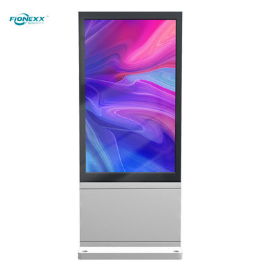Goede prijs 32 inch zilveren Android Outdoor Ventilatorloze Verticale Digitale Totem online