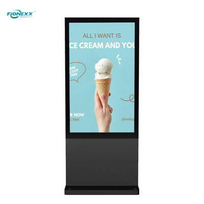 Goede prijs 32 inch Zwart AD Board Buiten Fanloos Verticaal Digitaal Totem online