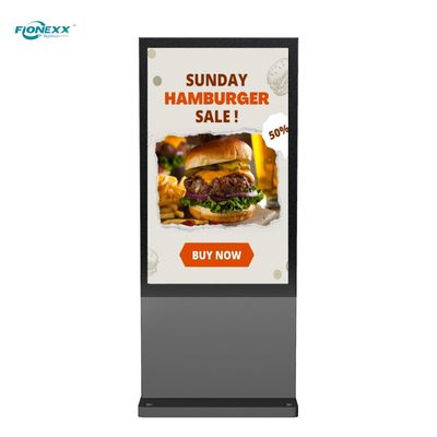 Goede prijs Aanpasbaar Android Outdoor Digitaal Totem Commerciële Kwaliteit 800-2500nits online