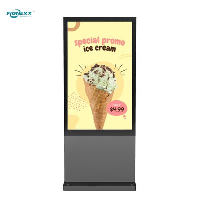 Goede prijs 75 inch grijs Android Outdoor Digitaal Signage Totem Sleek Bezel online