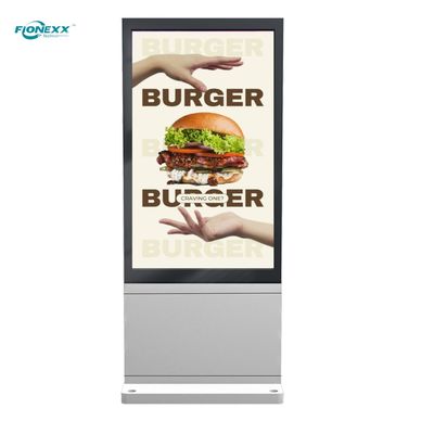 Goede prijs Stroomlijnde behuizing Outdoor Digital Totem 86 inch Wide Viewing Angle online