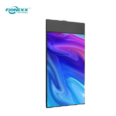Goede prijs 55 inch Ultra Slim Dubbelzijdig Hangend LCD Display Verticaal Digitaal Display 700nits + 700nits online