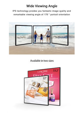 Goede prijs 27 / 29 / 35 inch High Resolution Touch Kiosk Vierkante LCD-paneel Android Wandmontage online