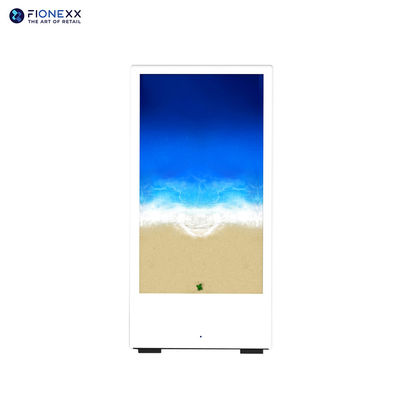 Goede prijs 2000nits Helderheid Digitale LCD-kiosk met draagbare batterij IP65 waterdicht WiFi en Bluetooth-verbinding online