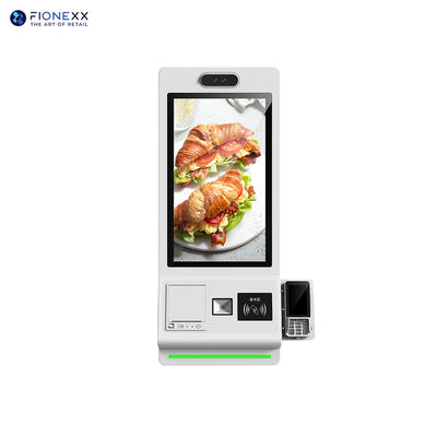 Goede prijs All-in-one selfservice kiosken met geïntegreerde thermische ontvangstprinter voor fastfood en detailhandel online