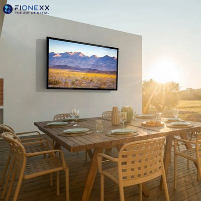 Goede prijs 4K Outdoor TV Met 2000nit Hoge Helderheid Waterdicht IP55 Stemassistent Afstandsbediening Ingebouwde luidspreker LCD Display Outdoor TV Waterdicht Outdoor TV online