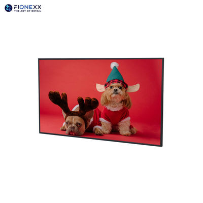 Goede prijs Metalen Achterschaal QLED Touch Digitale Menuscherm 4k Indoor Wandgemonteerde LCD Reclamezuil voor Optimaal Display online