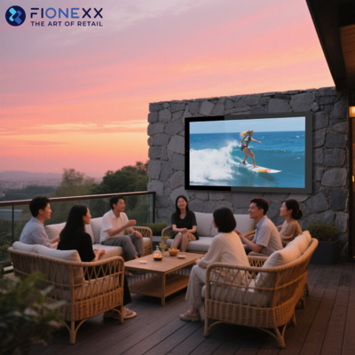 Goede prijs 4K Ultra HD beeldschermen en 3D surround geluid Buiten IP55 weerbestendige TV voor gedeeltelijke zon met compatibele wandmontage online