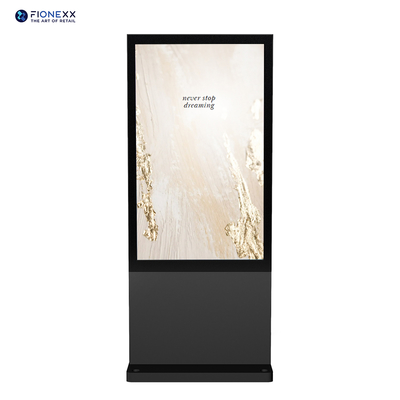 Goede prijs 49 inch Zwart Android Outdoor Verticaal Digitaal Totem zonder ventilator online