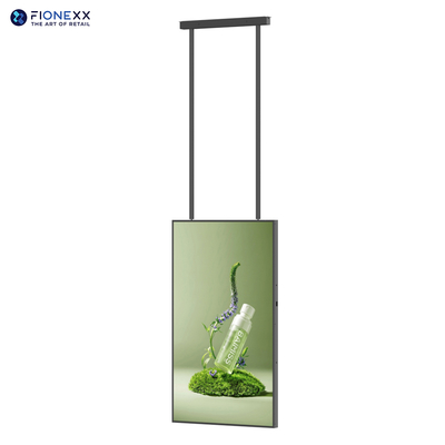 Goede prijs 49 inch hoog helder hangend enkelzijdig lcd-vensterdisplay met portret- en landschapsdisplay online