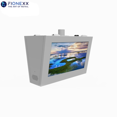 Goede prijs 22 inch buis hangende busstop digitale borden dubbel geconfronteerd vandal proof online