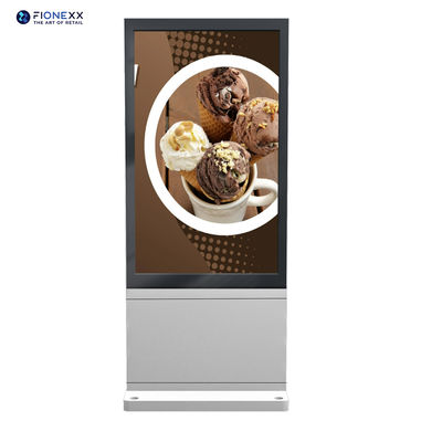 Goede prijs Super Slim Digital Signage Kiosk Dubbelzijdig LCD Reclame Speler Verticaal Totem online