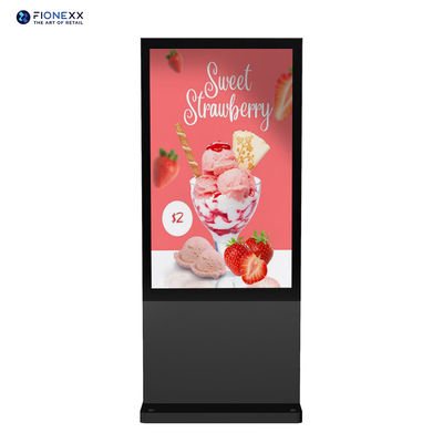 Goede prijs 65 inch 4K Digital Display Totem Indoor Freestanding Kiosk Reclame Display Scherm online