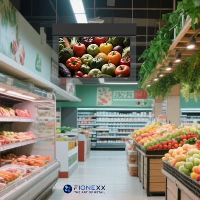 Goede prijs 43 inch Ultra Slim Dubbelzijdige Hangende Display Landschapsdisplay 700 nits + 700 nits Dubbelzijdige High-Definition Displayscherm online