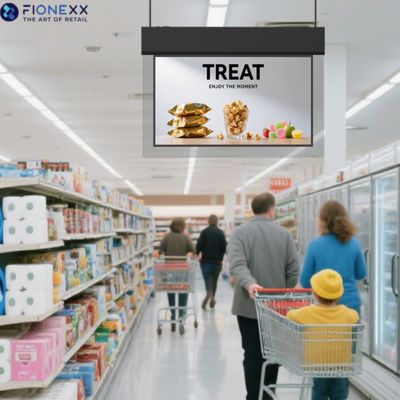 Goede prijs Ultra Slim Dubbelzijdige Hangende Display 43 Inch Landschapsdisplay 700nits+700nits Dubbelzijdige High-Definition Displayscherm online