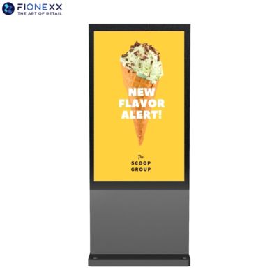 Goede prijs 75 inch grijs Android Outdoor Digitaal Signage Totem Sleek Bezel online