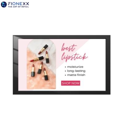 Goede prijs 55 inch zwart venster buiten ventilatorloze wandgemonteerde digitale borden online