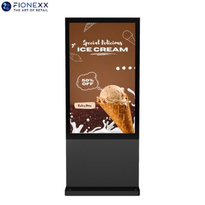 Goede prijs Outdoor High-Quality Advertising Display Screen 43 inch Zwart AD Board Outdoor Fanless Verticaal Digitaal Totem online