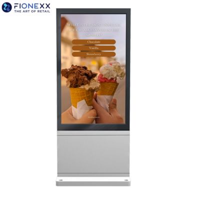 Goede prijs FIONEXX 86 Digitaal signage extern digitaal reclame scherm WiFi netwerk online