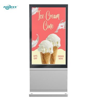 Goede prijs Zilveren venster veelzijdig outdoor digitaal totem 75 inch High Performance online