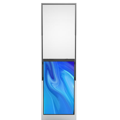 55 inch dubbelzijdig venster-gezicht display hangend lcd display met smalle rand 14,3 mm