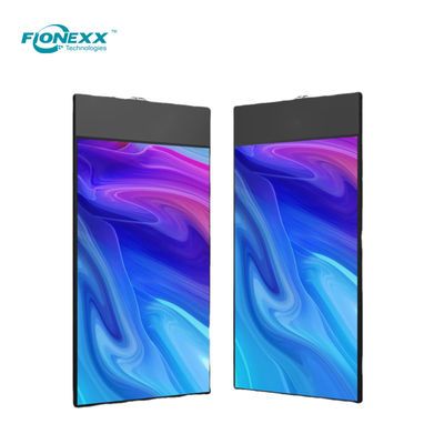 Goede prijs 37 inch/43 inch/55 inch Ultra Slim Double Side Hanging Display Verticaal Digitaal Display 700nits + 700nits online