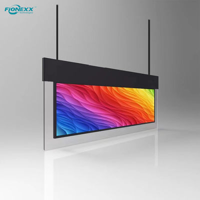 Goede prijs 43 inch Ultra Slim Dubbelzijdig Hangend Display Landschapsdisplay met glazen marge online
