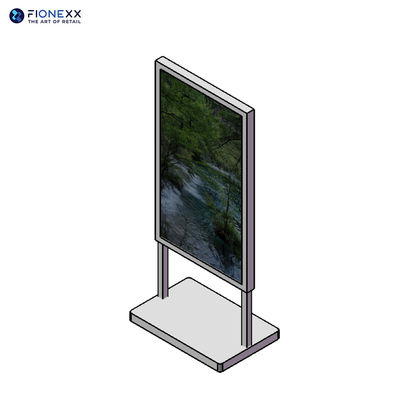 H-type 55 inch vrijstaand digitaal display totem digitaal signage