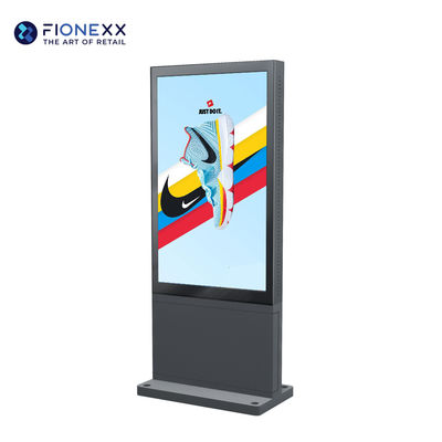 Hoge helderheid 55 inch digitaal borden display ventilatorloze outdoor lcd borden