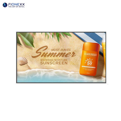 Goede prijs Ultra-resistente lcd-vensterdisplays voor directe blootstelling aan zonlicht 65 inch 4k resolutie online