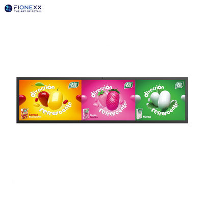 Wifi LAN Netwerk Indoor Stretched Bar LCD Display 58.4 inch 700nits