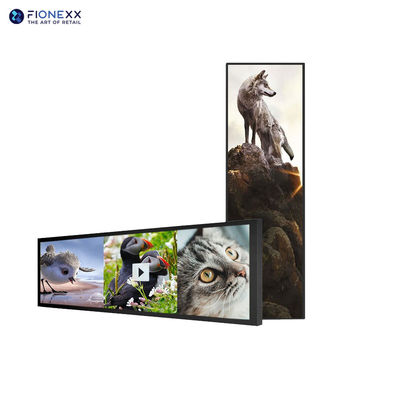 58.4 inch Ultra-Wide Stretched Bar LCD Display voor winkels en supermarkten