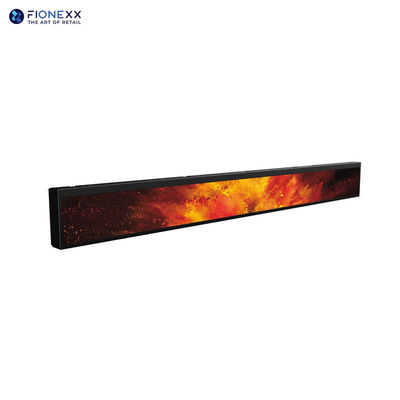 Stroomlijnde 23.1 inch Stretched Bar LCD Display Schap Rand LCD Panel