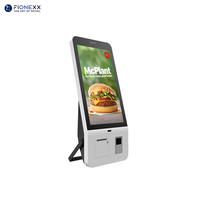 Goede prijs 23.8 inch PCAP Self Service Kiosk Commercieel Zelf Bestellen Touchscreen Oplossing online