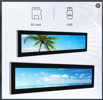 Hoge helderheid 700nits winkel advertenties en/of Wide Bar type uitgerekte bar LCD display