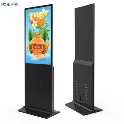 Hoge helderheid Totemvloer Staand Touch Screen LCD Reclame Display Digitaal signage