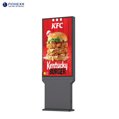 4K Outdoor Restaurant Advertentie Display Scherm Digitaal Signage Drive Thru System Menu Venster Platen Dooh Kiosk