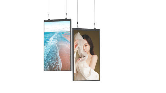 Plafond gemonteerd 55-65 inch hoog helderheids-LCD-scherm voor indoor retail advertenties