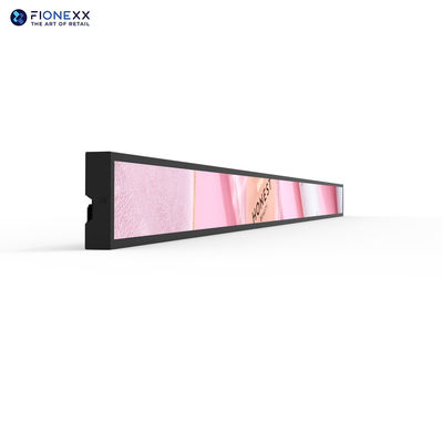 Goede prijs Artistiek Digitaal Signage Flexibel Advertentiebord Netwerk Indoor Stretched Bar Digitaal Signage LCD Display Plank Advertentie Display In De Supermarkt online