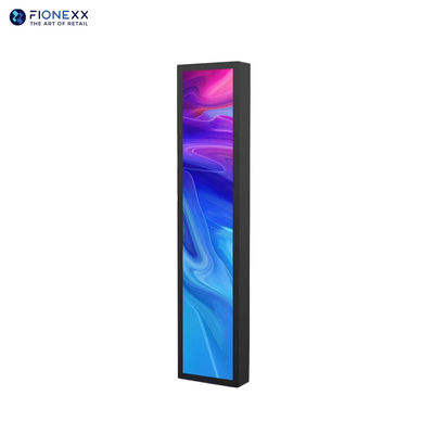 37.8 inch zwart lcd rekbar digitaal plank display voor winkels
