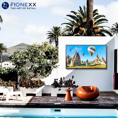 Full Sun IP55 Waterdicht QLED TV Commercieel 2000nit 3500nits 4k TV HD 43 49 55 inch All Metal Housing Buiten TV