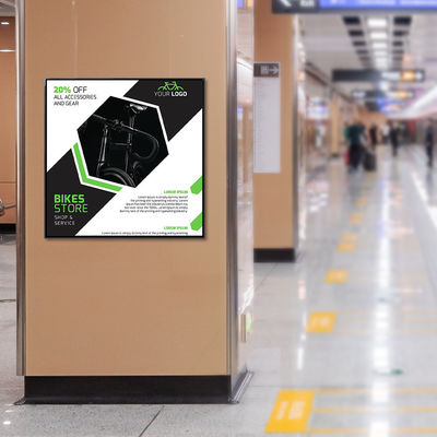 11 vierkant scherm LED met WIFI-netwerk Android OS HDM1 Input For Advertising Art Gallery