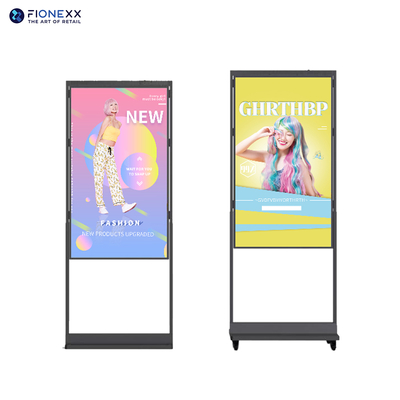 Goede prijs Hangend digitaal ultra dun LCD-scherm 25 mm 55 inch binnenshuis dubbelzijdig online