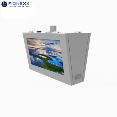 Goede prijs 22 inch busstop digitale borden 1500nits Vandal Resistance Pipe Hanging online
