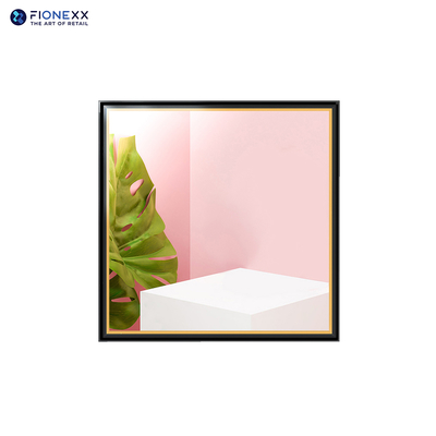 22 inch vierkant LCD-scherm met spiegelglas Zwart goud frame Digitaal signage