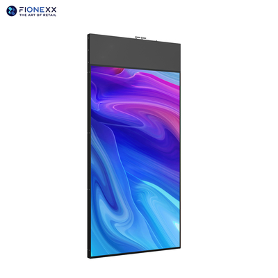 Goede prijs 55 inch Ultra Slim Dubbelzijdig Hangend LCD Display Verticaal Digitaal Display 700nits + 700nits online